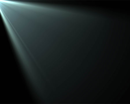 フィルムの1方向にグレアが発生した画像