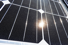 太陽光電池の応用例のイメージ